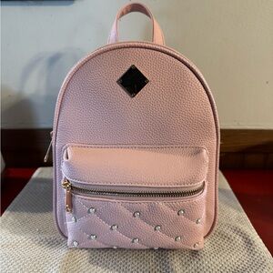 Claire's Pink Quilted Kids Backpack